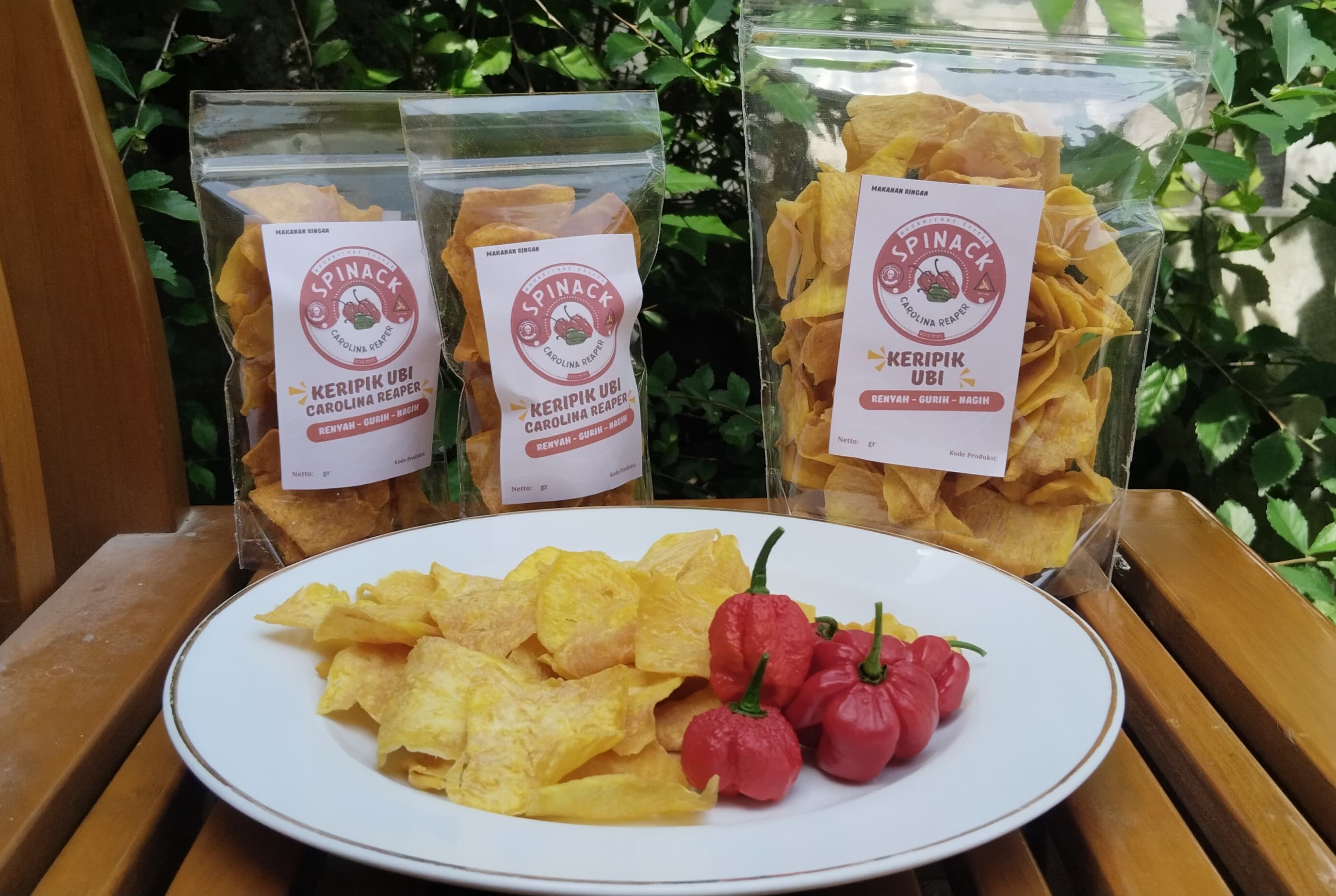 Keripik Ubi Carolina Reaper 
